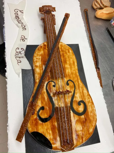 Violon biscuit et croquant 15pers